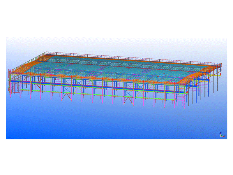 标准化钢结构工业厂房项目-太原向明机械制造有限公司