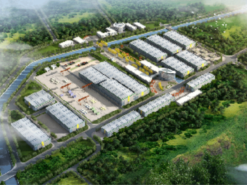 标准化钢结构工业厂房项目--山西建筑产业现代化（晋西北）园区PC厂房